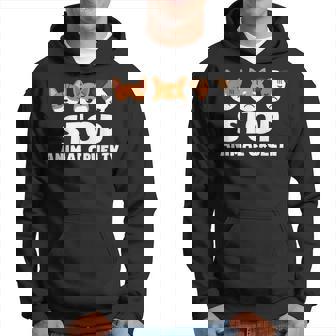 Stop Animal Protection Pour Animaux Sweat à capuche - Cadeauxyz