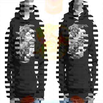 T-Rexs トリケラトプス・ファイティング パーカー - Kawaiitshirt