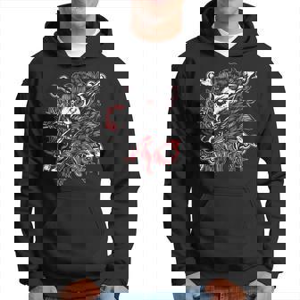 Tatuaje Tradicional Estadounidense De Lobo Con Piel De Oveja Sudadera - Regaloses