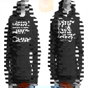 Tema Del Mago De Oz Cerebros Y Corazón Y Coraje Sudadera - Regaloses