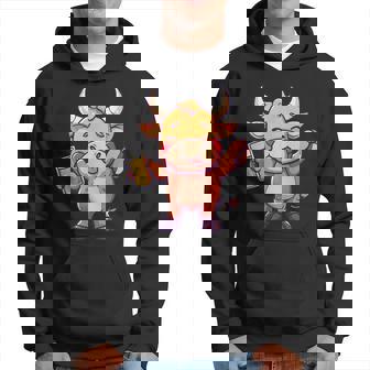 Toro Con Cerveza Fiesta Divertida Cómica Sudadera - Regaloses