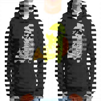 Tortue Amusante Portant Des Lunettes De Soleil Jouant À La C Sweat à capuche - Cadeauxyz