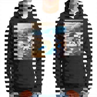 Tralalelo Tralala 面白いサメ イタリアのブレイン ミーム グラフィック パーカー - Kawaiitshirt