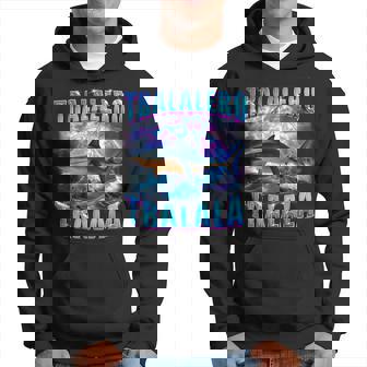 Tralalero Tralala Bootleg Brain Red Meme With Italian Shark S Kapuzenpullover - Seseable