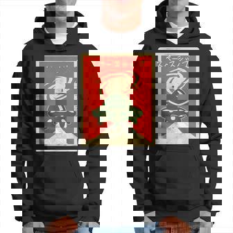 Ufo宇宙船レトロ日本語ライティングカタカナ山富士 パーカー - Kawaiitshirt