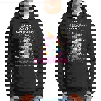 Unicorn Bin Da Kann Losgehen Und Ja Es Escaliert Eh Costume Kapuzenpullover - Geschenkecke