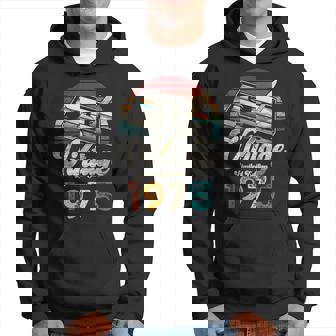Vintage 1975 Cumpleaños 50 Años Cassette Lápiz Sudadera - Regaloses