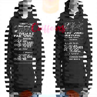 Vintage Coiffeurs Tarif Horaire Coiffure Pour Coiffeur Sweat à capuche - Cadeauxyz