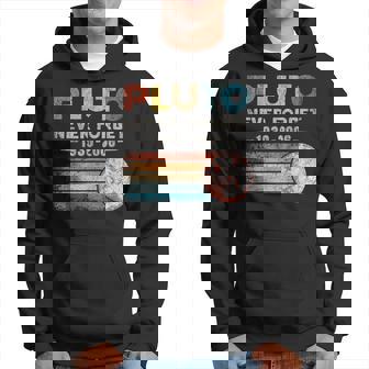Vintage Never Forget Pluto Divertido Retro Astronomíapace Sudadera - Regaloses