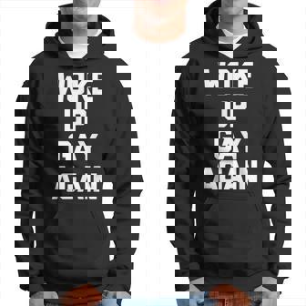 Woke Up Gay Again ayingarcastic Gay Pride Gay パーカー - Kawaiitshirt