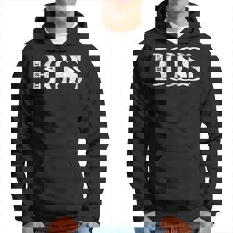 「The Real Boss」メンズ&レディース アンティーク調グラフィックtシャツ パーカー - Kawaiitshirt