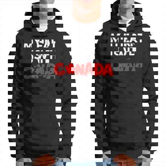 「My Heart Is With Canada」 – カナダ人と強く立つ パーカー - Kawaiitshirt