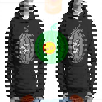 【スイカ】（半額シール）遊び心 おもしろ 夏服 面白い お笑い ユーモア ギャグ ネタ ウケ狙い 笑える 変な 食べ物 パーカー - Kawaiitshirt