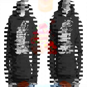 いちご ショートケーキ スイーツ デザート かわいい 春 お菓子、おしゃれ、パティシエ、ハート、カジュアル パーカー - Kawaiitshirt