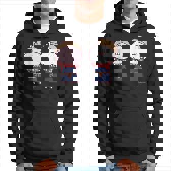 うさまる うさまるとうさこ ダークカラー パーカー - Kawaiitshirt