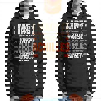 おかしな手術 サバイバー デザイン リカバリー アキレス手術 パーカー - Kawaiitshirt