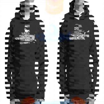 おさかなのくるまを運転するサメ パーカー - Kawaiitshirt