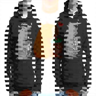 かわいい カピバラ ドリンク バブルティー カワイイ Capy Lover キッズ ガールズ パーカー - Kawaiitshirt