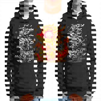 かわいい かわいい 赤 金 龍 中国 旧正月 縁起物 パーカー - Kawaiitshirt