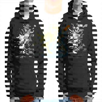 かわいいカワウソの顔のコスチューム エレキギター付き 音楽ファン向け パーカー - Kawaiitshirt