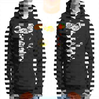 かわいいコックさん 洋食屋さん オムライス ナポリタン ハンバーグ エビフライ ウィンナー フライパン おもしろ パーカー - Kawaiitshirt