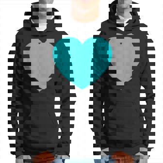 かわいいブルーターコイズハート パーカー - Kawaiitshirt