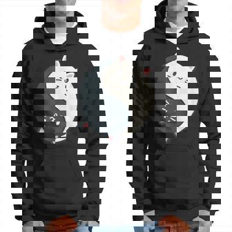 かわいい猫と一緒に陰陽師のサイン I Karma Yoga Cat パーカー - Kawaiitshirt