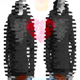 かわいい花赤いハート花のバレンタインデーの愛 パーカー - Kawaiitshirt