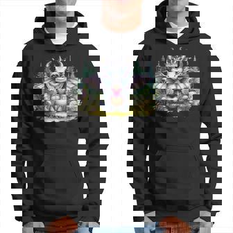 かわいい赤ちゃんドラゴンハート森林ファンタジー水彩ar パーカー - Kawaiitshirt