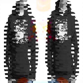 ねこ ユニークイラスト オリジナルキャラクター もちもふにゃん【Mochimofunyan】 パーカー - Kawaiitshirt