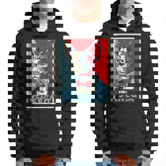 はい、私たちは面白い猫を社長として猫好きの猫好きの猫ルール面白い パーカー - Kawaiitshirt