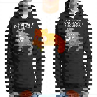 やる気はあるんすよ レッサーパンダ ジョーク かわいい 動物ギャグ好き おもしろ ネタ パーカー - Kawaiitshirt