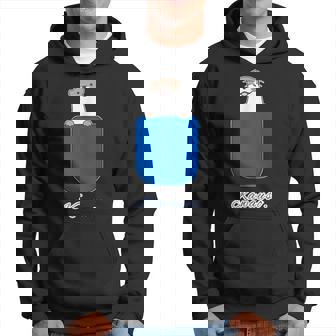 ゆるカワウソさん Otters オッターズ『いん ざ ぽけっと』（ブルーポケット）コツメカワウソ かわいい イラスト パーカー - Kawaiitshirt