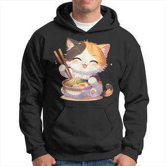 わがまま猫 ねこ ラーメン好き かわいい おもしろ マンガ パーカー - Kawaiitshirt