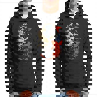 アニメ 日本の鯉 魚 陰陽 アート パーカー - Kawaiitshirt