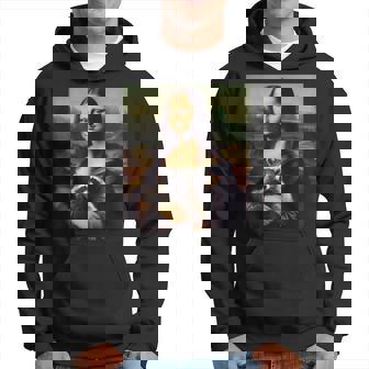 アライグマとモナリザ パーカー - Kawaiitshirt