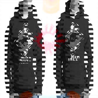 アライグマ犬 たぬき交差 日本ライジングサンフラッグ パーカー - Kawaiitshirt