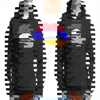 アルメニアリップ アルメニアプライド アルメニアルーツ アルメニア国旗 パーカー - Kawaiitshirt