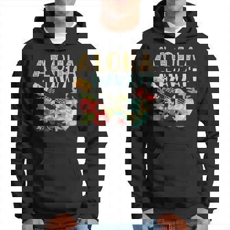 アロハ ハワイアン ウクレレ パーカー - Kawaiitshirt