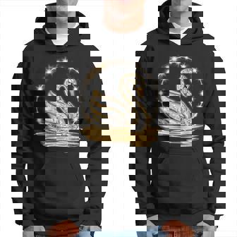 アート プリント モチーフとしての美しい白鳥、ギフトのアイデア パーカー - Kawaiitshirt