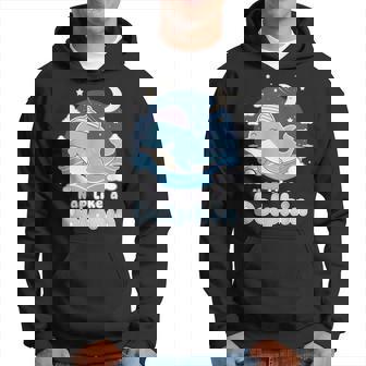 イルカのような昼寝 可愛い眠りイルカ パーカー - Kawaiitshirt