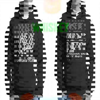 ウィスキーは私を幸せにします、You Noto Much ウイスキー パーカー - Kawaiitshirt