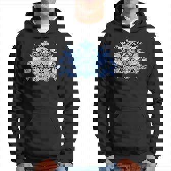 ウィリアム・モリス ストロベリー泥棒 鳥 ブルー パーカー - Kawaiitshirt