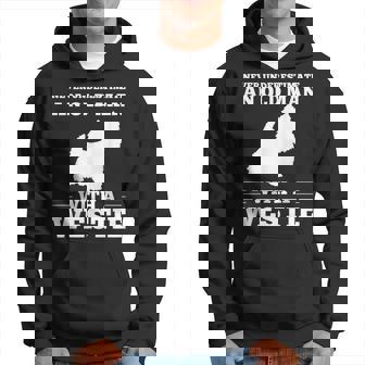 ウェスティ・ドッグを飼っている老人を決して過小評価しないでください パーカー - Kawaiitshirt