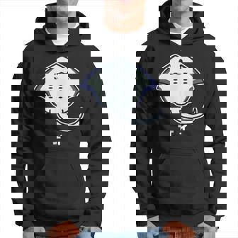 エイ エイの裏側 顔 笑顔 魚類 シンプル 簡単 かわいい おもしろ イラスト エイ好き パーカー - Kawaiitshirt