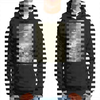 エイリアン Ufo の侵略 面白いハムスターの自撮り パーカー - Kawaiitshirt