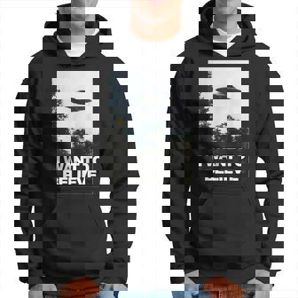 エイリアン Ufo ハンターシャツ I Want To Believe パーカー - Kawaiitshirt