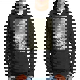 エイリアン Ufo ファニー キャッツ エイリアンの侵略猫 パーカー - Kawaiitshirt