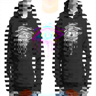 エジプトのホルスの目 トリッピー サイケデリック アート 宇宙 シュール パーカー - Kawaiitshirt
