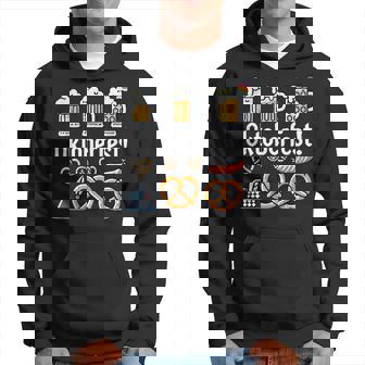 オクトーバーフェストをモチーフにしたビールジョッキ、ヴィースンのプレッツェル パーカー - Kawaiitshirt